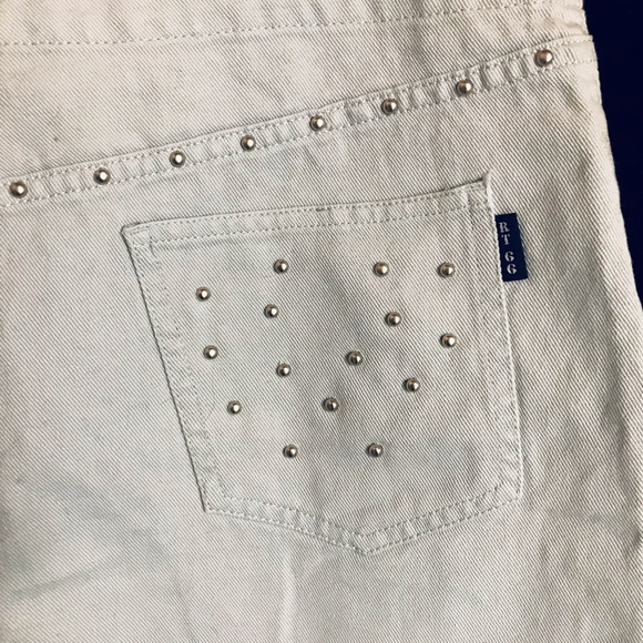 Route 66 Mini Skirt Embellished Light Blue Denim - Picture 3 of 3